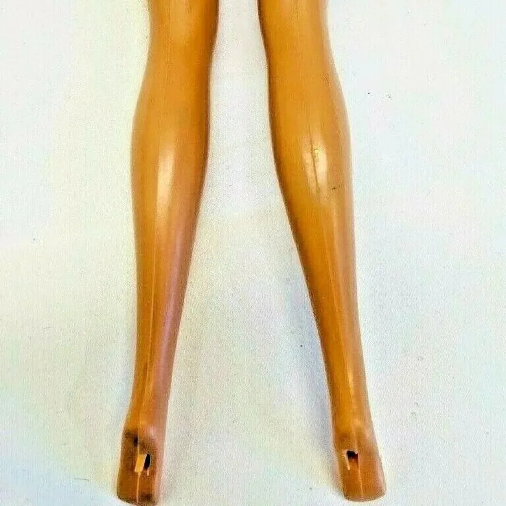 MATTEL BARBIE Doll Blond Hair Blue Eyes White Dress 12" Tall Used - Picture 9 of 11
